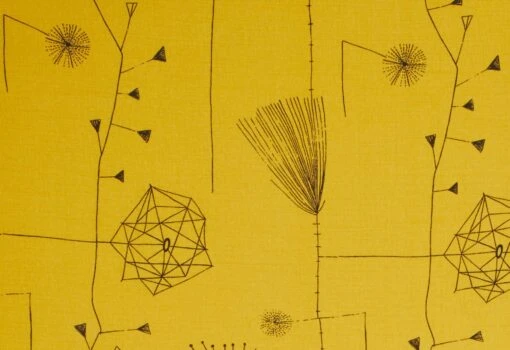 Dandelion Clocks Fabric, 1953