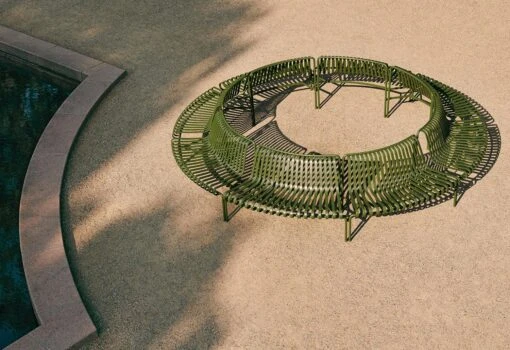 Hay Palissade Park Dining Bench Out-Out Starter Set